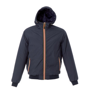 Giubbino in polyestere morbido e lucido