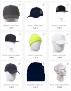 CAPPELLINI ESTIVI ED INVERNALI E VARI TESSUTI